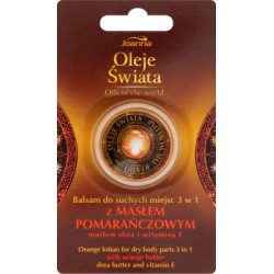 Joanna Oleje Świata Balsam do suchych miejsc 3 w 1 z masłem pomarańczowym 8 g