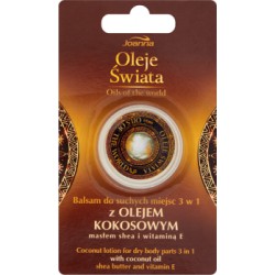 Joanna Oleje Świata Balsam do suchych miejsc 3 w 1 z olejem kokosowym 8 g