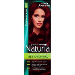 Joanna Naturia perfect color Farba do włosów Czerwone wino 132