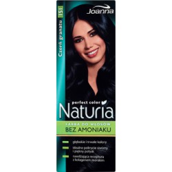 Joanna Naturia perfect color Farba do włosów Czerń granatu 151