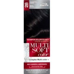 Joanna Multi Soft color Szampon koloryzujący Aksamitna czerń 28