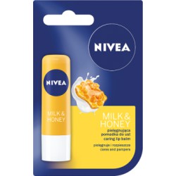 NIVEA Milk & Honey Pielęgnująca pomadka do ust 4,8 g