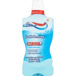 Aquafresh Triple Protection Fresh & Minty Płyn do płukania jamy ustnej 500 ml