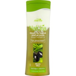 Joanna Naturia body Olejek do kąpieli i pod prysznic oliwka 300 ml