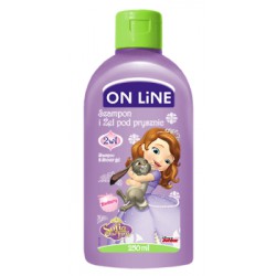 ON LiNE DISNEY Szampon i żel 2 w 1 SOPHIA jeżyna 250 ml