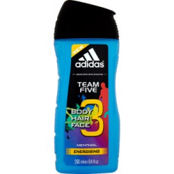 Adidas Team Five 3 Żel pod prysznic do ciała włosów i twarzy 250 ml