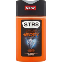 STR8 Hair+Body Power Zone Żel pod prysznic 250 ml