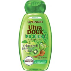 Garnier Ultra Doux Dla dzieci Szampon 2w1 z zielonym jabłkiem i kiwi łatwe rozczesywanie 50 ml