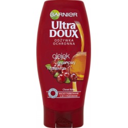 Garnier Ultra Doux Olejek arganowy i żurawina Odżywka ochronna do włosów farbowanych 200 ml