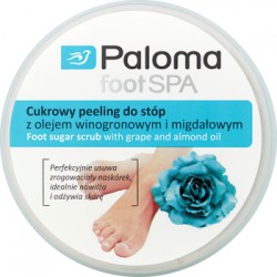 Paloma Foot Spa Cukrowy peeling do stóp z olejkiem winogronowym i migdałowym 125 ml