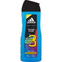 Adidas Team Five 3 Żel pod prysznic do ciała włosów i twarzy 400 ml