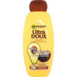 Garnier Ultra Doux Awokado i masło karite Szampon odbudowujący do włosów suchych 400 ml