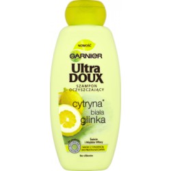 Garnier Ultra Doux Cytryna biała glinka Szampon oczyszczający włosy przetłuszczające się 400 ml