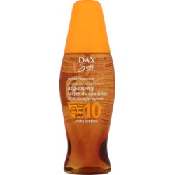 Dax Sun Arganowy olejek do opalania ze złocistym pyłem SPF 10 150 ml
