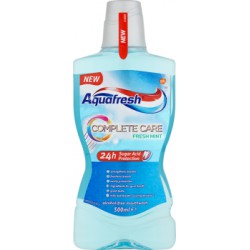 Aquafresh Complete Care Fresh Mint Płyn do płukania jamy ustnej 500 ml