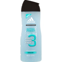 Adidas Extra Fresh 3 Żel pod prysznic do ciała włosów i twarzy 400 ml
