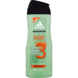 Adidas Active Start 3 Żel pod prysznic do ciała włosów i twarzy 400 ml