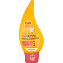 Dax Sun Rodzinny balsam do opalania dla dorosłych i dzieci SPF 15 250 ml
