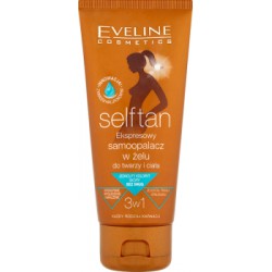 Eveline Cosmetics Self Tan Ekspresowy samoopalacz w żelu do twarzy i ciała 3 w 1 100 ml