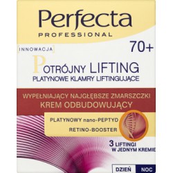Perfecta Professional Potrójny Lifting 70+ Krem odbudowujący na dzień i noc 50 ml
