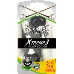 Wilkinson Sword Xtreme3 Silver Edition Jednorazowe maszynki do golenia 4 sztuki