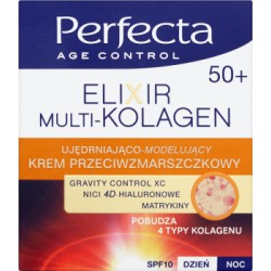 Perfecta Age Control Elixir Multi-Kolagen 50+ Krem przeciwzmarszczkowy na dzień i noc 50 ml