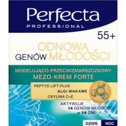 Perfecta Professional Odnowa Genów Młodości 55+ Mezo-krem forte na dzień i noc 50 ml