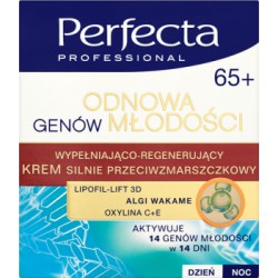 Perfecta Professional Odnowa Genów Młodości 65+ Krem silnie przeciwzmarszczkowy na dzień i noc 50 ml