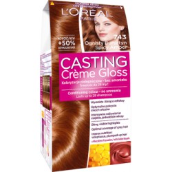 Loreal Paris Casting Creme Gloss Farba do włosów 743 Ognisty bursztyn