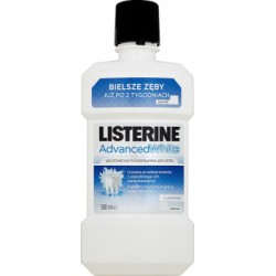 Listerine Advanced White Wielofunkcyjny płyn do płukania jamy ustnej 500 ml