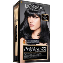 Loreal Paris Feria Preference Farba do włosów 20 Black Spirit