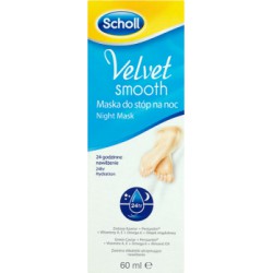 Scholl Velvet Smooth Maska do stóp na noc 60 ml