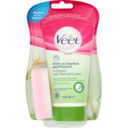 Veet Krem do depilacji pod prysznic skóra sucha 135 ml