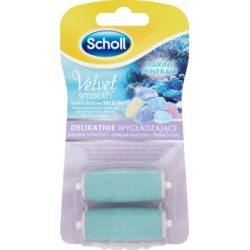 Scholl Velvet Smooth Wymienne głowice obrotowe z kryształkami diamentu 2 sztuki
