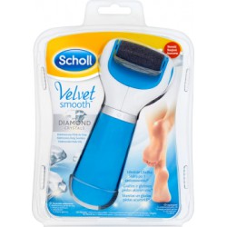 Scholl Velvet Smooth Elektroniczny pilnik do stóp z kryształkami diamentów