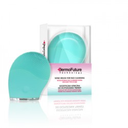 Dermo Future szczoteczka soniczna do oczyszczania twarzy zielona