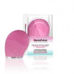 Dermo Future szczoteczka soniczna do oczyszczania twarzy różowa