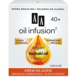 AA Oil Infusion2 40+ Redukcja zmarszczek + elastyczność Krem na dzień 50 ml