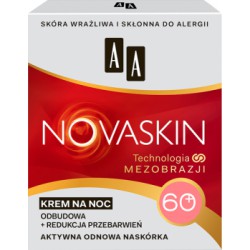 AA Novaskin 60+ Odbudowa + redukcja przebarwień Krem na noc 50 ml