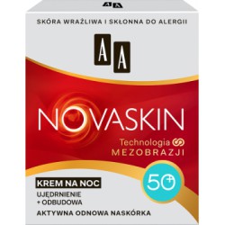 AA Novaskin 50+ Ujędrnienie + odbudowa Krem na noc 50 ml
