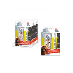 Pets Zestaw pasta i szczoteczka do zębów
