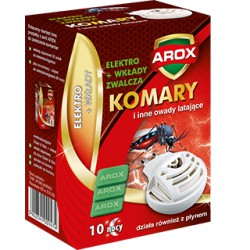 Arox elektrofumigator dwufunkcyjny + wkłady 10 sztuk