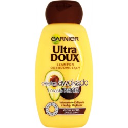 Garnier Ultra Doux Szampon odbudowujący olejek z awokado i masło karite 250ml