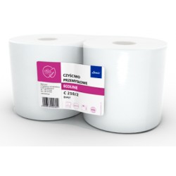 Lamix czyściwo przemysłowe Ellis Ecoline 250/2  - extra biały - 2 rolki