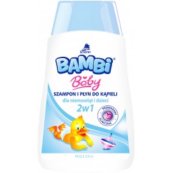 Szampon i płyn do kąpieli 2 w 1 Bambi Baby 300ml