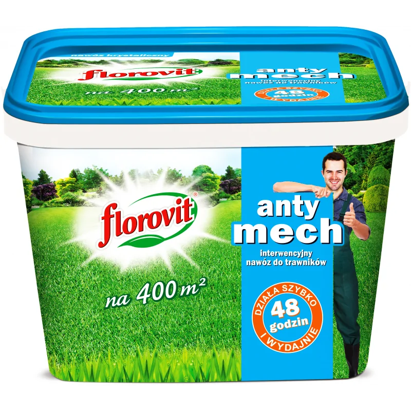 Florovit nawóz do trawników Anty-Mech 8kg