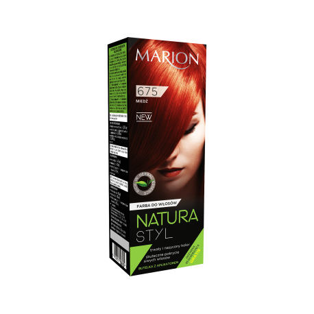 Farba do włosów Marion Natura Styl 675 Miedź