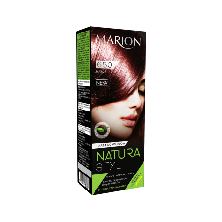 Farba do włosów Marion Natura Styl 650 Mahoń