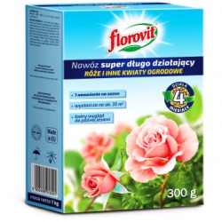 Florovit nawóz Super Długo Działający do róż i innych kwiatów ogrodowych 300g