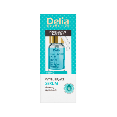 Delia Cosmetics Serum do twarzy szyi i dekoltu wypełniające 10 ml